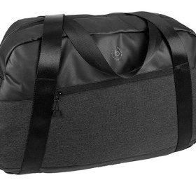 Сумка спортивная BUGATTI Universum 15'', графитовая, полиэстер меланж/тарпаулин, 54х14х33 см, 24 л