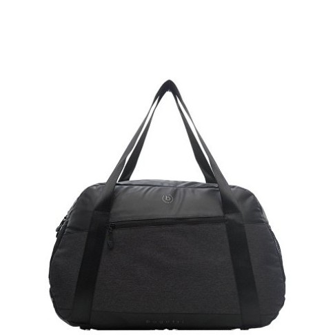 Сумка спортивная BUGATTI Universum 15'', графитовая, полиэстер меланж/тарпаулин, 54х14х33 см, 24 л