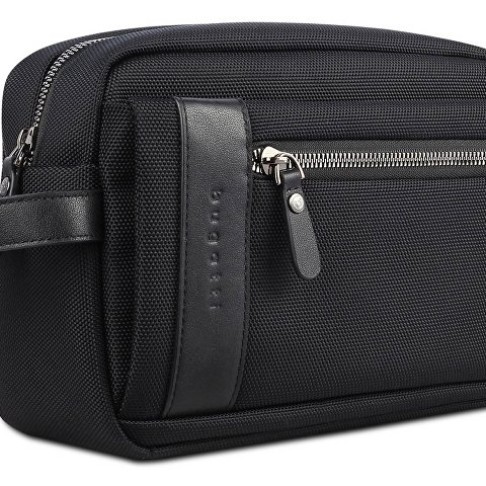 Несессер мужской BUGATTI Nero, чёрный, нейлон 1680D/кожа, 24х7,5х16 см Несессер мужской BUGATTI Nero, чёрный, нейлон 1680D/кожа, 24х7,5х16 см