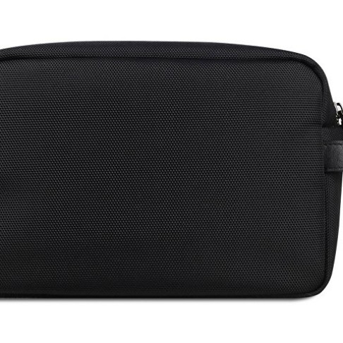 Несессер мужской BUGATTI Nero, чёрный, нейлон 1680D/кожа, 24х7,5х16 см Несессер мужской BUGATTI Nero, чёрный, нейлон 1680D/кожа, 24х7,5х16 см