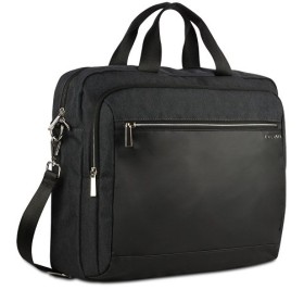 Портфель мужской BUGATTI серия Sera, антрацитовый, полиэстер, 40х11х34 см Портфель мужской BUGATTI серия Sera, антрацитовый, полиэстер, 40х11х34 см