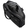 Портфель мужской BUGATTI Nero 15'', чёрный, нейлон 1680D/кожа, 42х10х30 см