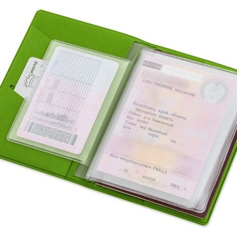 Классическая обложка для автодокументов 