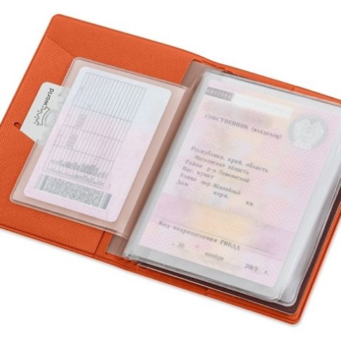 Классическая обложка для автодокументов 