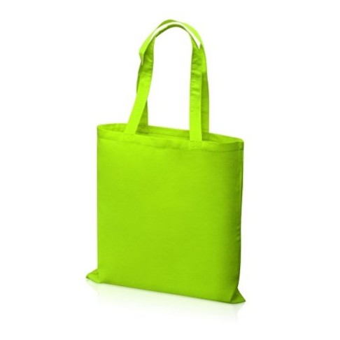Сумка для шопинга Carryme 120 хлопковая, 120 г/м2, зеленое яблоко