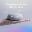 Умная колонка VK Капсула Мини с голосовым помощником Марусей, светлый серый