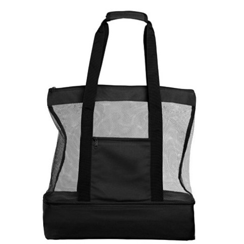 Пляжная сумка с изотермическим отделением Coolmesh, черный