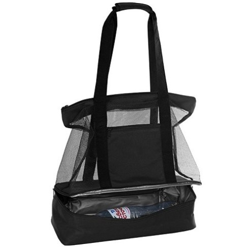 Пляжная сумка с изотермическим отделением Coolmesh, черный