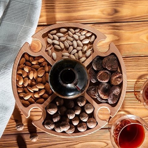 Деревянный столик на складных ножках 