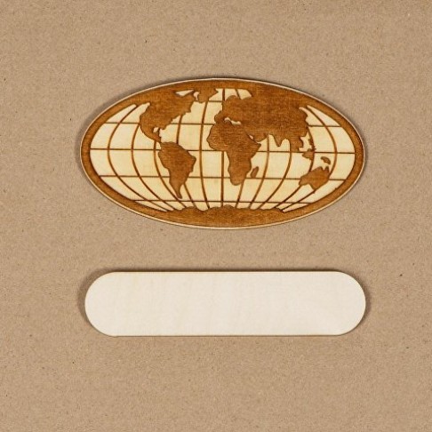 Интерьерная карта мира 