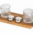Набор для виски и коктейлей на подставке из дуба «Savour»