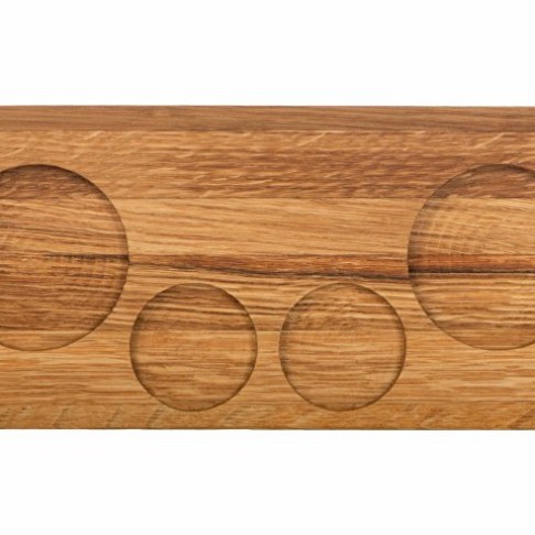 Набор для виски и коктейлей на подставке из дуба «Savour»