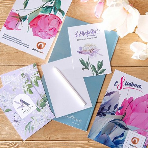 Открытка под запечатку, А6