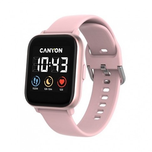 Смарт-часы со встроенным плеером Canyon SaltSW-78, розовый