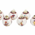 Набор новогодних шаров, 6 шт