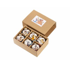 Набор новогодних шаров «Зимние узоры», 6 шт Набор новогодних шаров «Зимние узоры», 6 шт