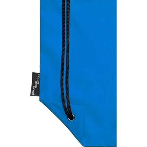 Рюкзак со шнурком Oriole из переработанного ПЭТ, process blue