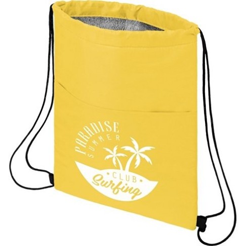 Сумка-холодильник Oriole на шнуровке на 12 банок, желтый