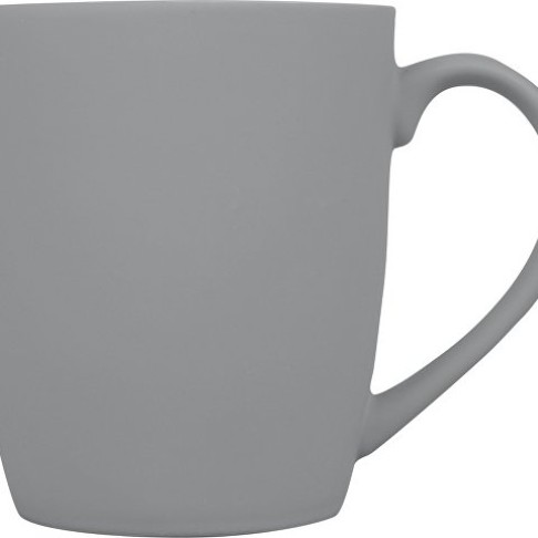 Кружка с покрытием soft-touch “Tulip Gum”, средне-серый NEW Cool gray 7C