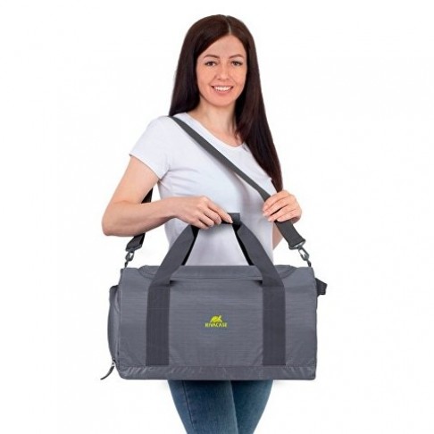 RIVACASE 5542 grey Лёгкая складная дорожная сумка, 30л /12