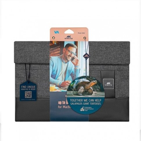 RIVACASE 8802 black melange чехол для MacBook Pro/MacBook Air 13 / 12