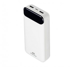 RIVACASE VA2280 (20000mAh) с дисплеем, белый, внешний аккумулятор /24