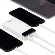 RIVACASE VA2280 (20000mAh) с дисплеем, белый, внешний аккумулятор /24