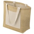 Сумка Jute джутовая с широким дном, натуральный