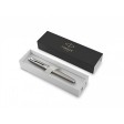 Ручка-роллер Parker IM Stainless Steel CT, стержень: F, цвет чернил: black, в подарочной упаковке
