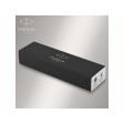 Ручка-роллер Parker IM Stainless Steel CT, стержень: F, цвет чернил: black, в подарочной упаковке
