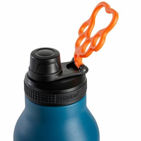 Вакуумный термос «Buddy» 3-в-1 со съемными мисками для питомцев, 1000 мл, синий