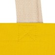 Сумка для шопинга Steady из хлопка с парусиновыми ручками, 260 г/м2, желтый
