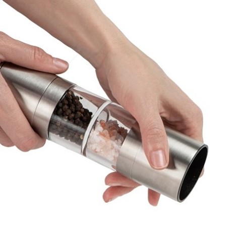 Двойная мельница Twin для соли и перца, 304 сталь Двойная мельница Twin для соли и перца, 304 сталь