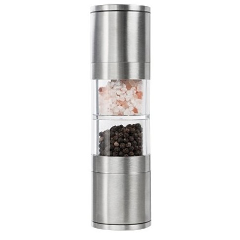 Двойная мельница Twin для соли и перца, 304 сталь Двойная мельница Twin для соли и перца, 304 сталь