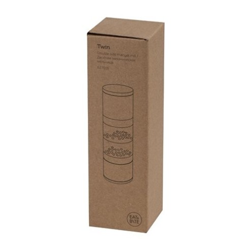 Двойная мельница Twin для соли и перца, 304 сталь Двойная мельница Twin для соли и перца, 304 сталь