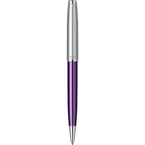 Шариковая ручка Parker Sonnet Essentials Violet SB Steel CT, цвет чернил black, перо: M, в подарочной упаковке.