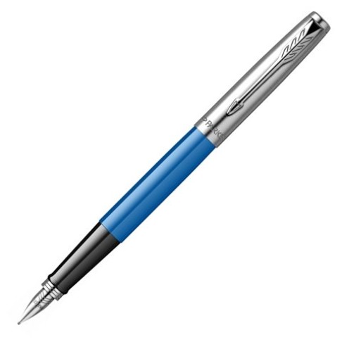 Ручка перьевая Parker Jotter Originals Blue Chrom CT F blue