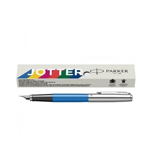 Ручка перьевая Parker Jotter Originals Blue Chrom CT F blue