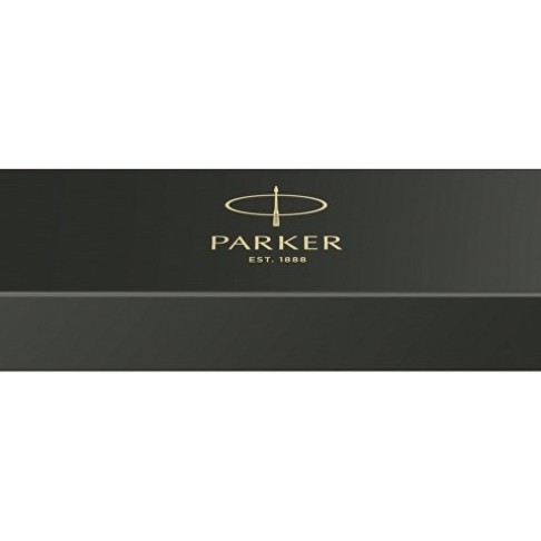 Перьевая ручка Parker IM Monochrome Black, перо:F, цвет чернил: blue, в подарочной упаковке.