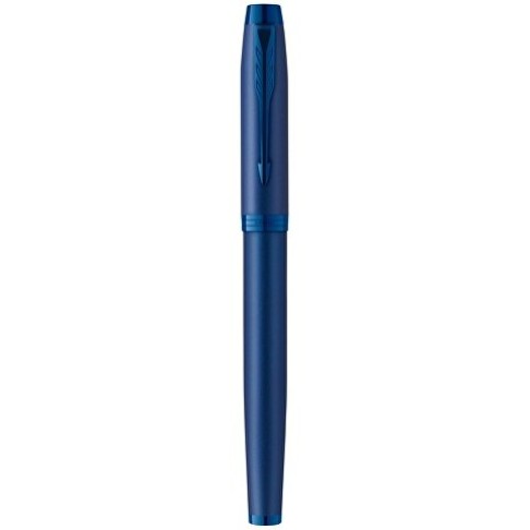 Ручка роллер Parker IM Monochrome Blue, стержень:F, цвет чернил: black, в подарочной упаковке.