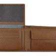 Портмоне BUGATTI Banda, с защитой RFID, коньячного цвета цвет, кожа/полиэстер, 12,5х2х9 см