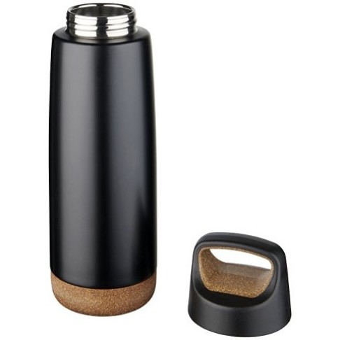 Спортивная медная бутылка с вакуумной изоляцией Valhalla объемом 600 мл, черный (Р)