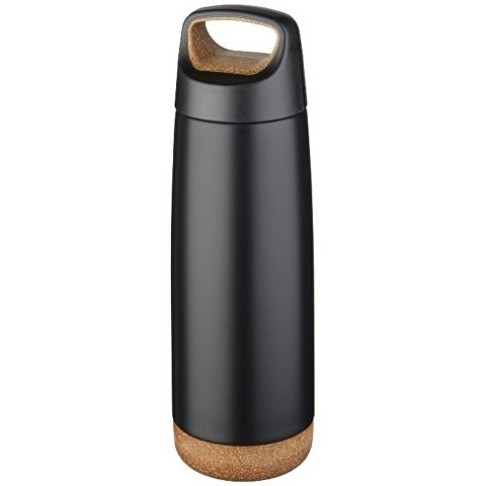 Спортивная медная бутылка с вакуумной изоляцией Valhalla объемом 600 мл, черный (Р)