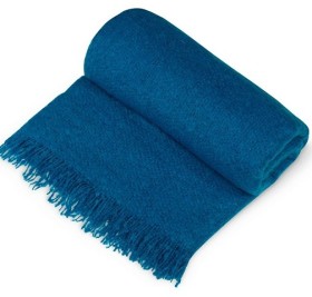 Плед акриловый Mohair, синий