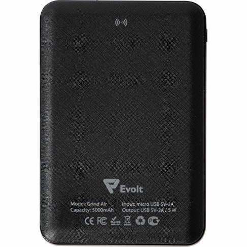 Беспроводной внешний аккумулятор «Grind Air» v. 2, 5000 mAh