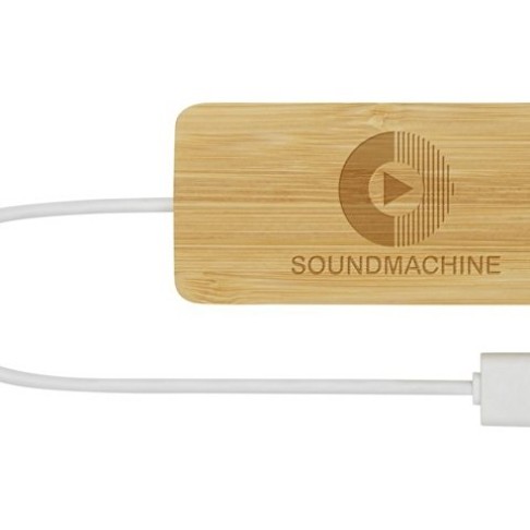USB-концентратор Tapas из бамбука, натуральный