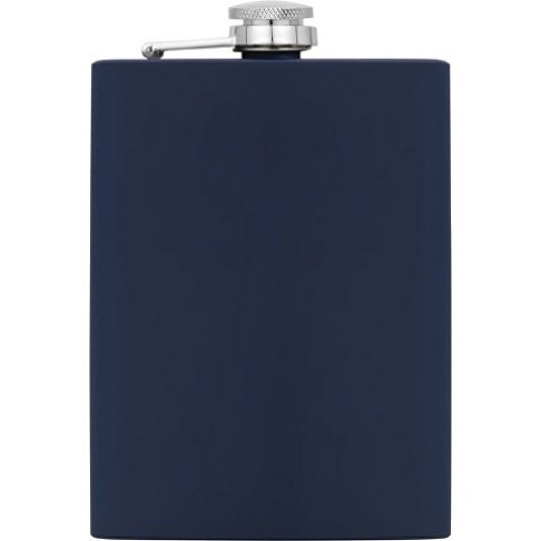 Фляжка 240 мл Remarque soft touch, 304 сталь, синий