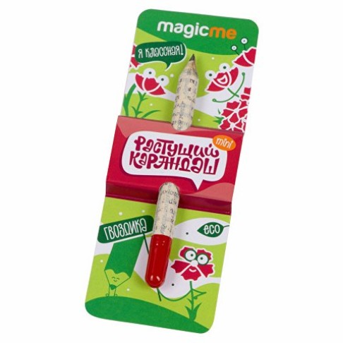 Растущий карандаш mini Magicme (1шт) - Гвоздика Растущий карандаш mini Magicme (1шт) - Гвоздика