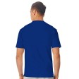 Футболка из френч терри «Warsaw» унисекс 220гр, кл. синий