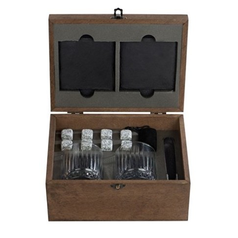 Набор для виски Jack с бокалами в подарочной шкатулке